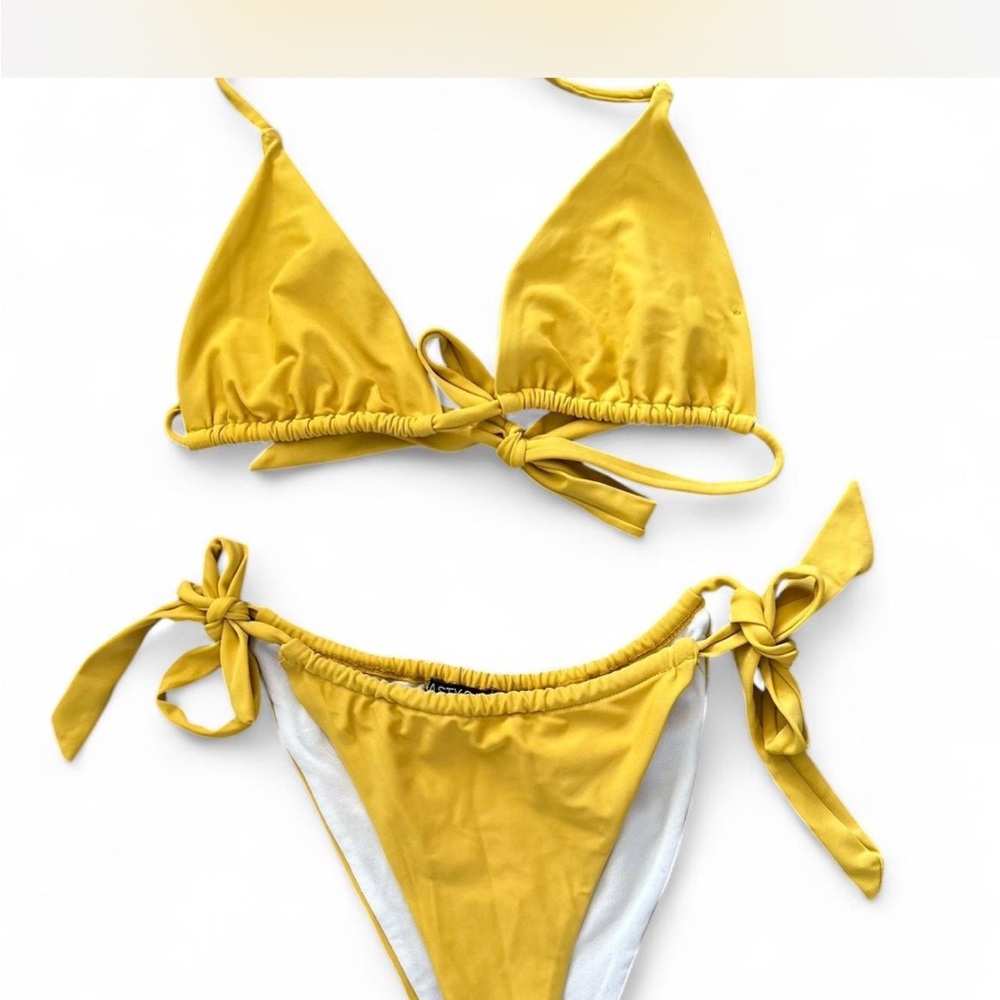 Nasty Gal Yellow Bikini Bottom